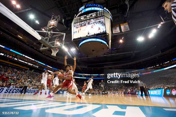 Playoffs: Alabama Collin Sexton in action vs Virginia Tech Justin Robinson at PPG Paints Arena. Pittsburgh, PA 3/15/2018 CREDIT: Fred Vuich