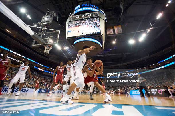 Playoffs: Alabama Dazon Ingram in action vs Virginia Tech Tyrie Jackson at PPG Paints Arena. Pittsburgh, PA 3/15/2018 CREDIT: Fred Vuich