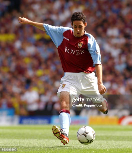 Peter Whittingham of Aston Villa in action during the FA Barclaycard Premiership match between Aston Villa and Liverpool at Villa Park in Birmingham...