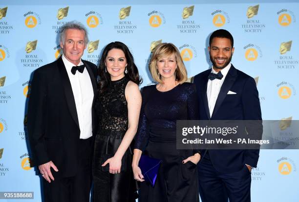 Kate Garraway , Sean Fletcher , Laura Tobin and Hilary Jones attending the Royal Television Society Programme Awards at Grosvenor House Hotel, Park...