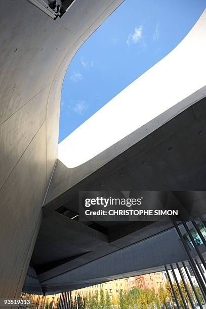 View of a part of the National Museum of the XXI Century Arts, the Maxxi, during the architectural preview on the occasion of the completion of the...