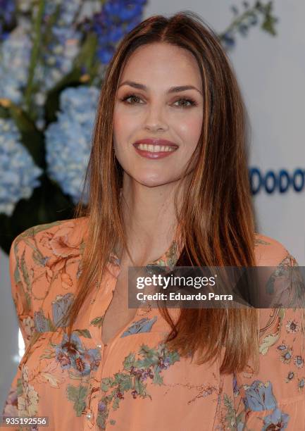 Model Helen Lindes attends the 'Dodot new campaign' photocall at Petit Palace hotel on March 20, 2018 in Madrid, Spain.