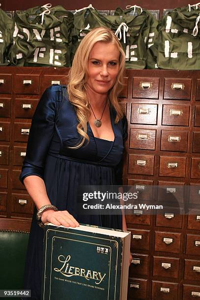 Daryl Hannah at "Liebrary" Game Night hosted by Daryl Hannah and Hilary Shepard held at Il Sole on November 17, 2009 in West Hollywood, California.