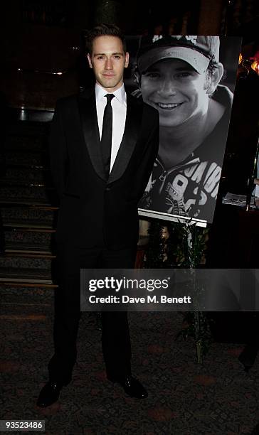 Kristian Digby attends the Memorial for Stephen Gateley at the Palace Theatre, London. On November 29, 2009. London, England.