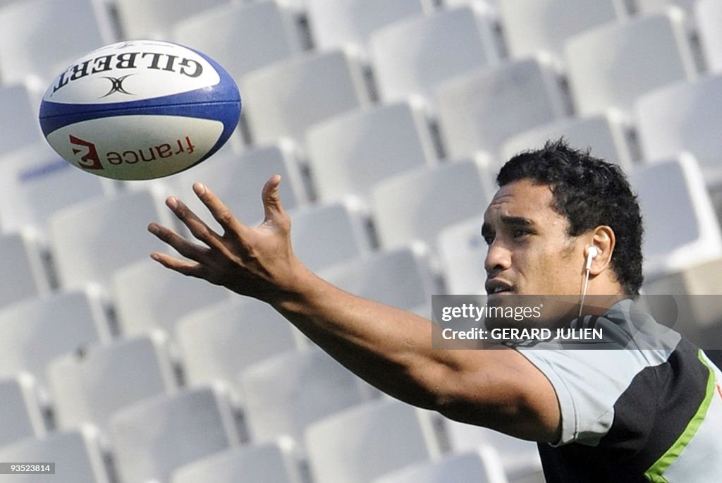 New Zealand All Blacks player Jerome Kai