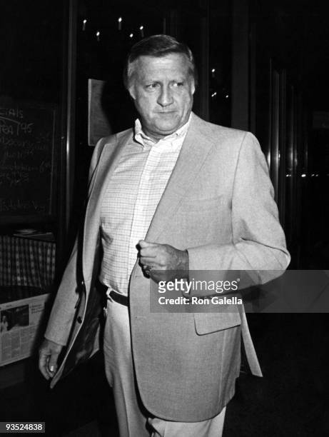 Businessman George Steinbrenner sighted on July 19, 1982 at Elaine's Restaurant in New York City.