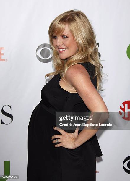 Ashley Jensen arrives at the NBC and Universal's 2009 TCA Press Tour All-Star Party at the Huntington Library on August 3, 2009 in Pasadena,...