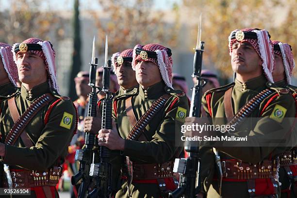 Military parade shall welcome Turkish President Abdullah Gul and his wife Hayrunnisa Gul who are received by Jordan's King Abdullah and his wife...