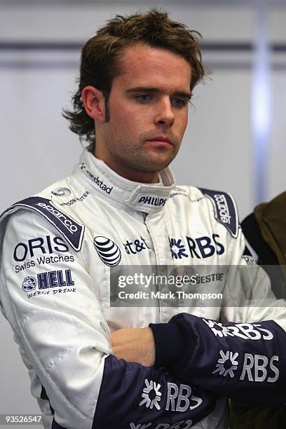 Andy Soucek of Spain and team Williams in action at the Circuito De Jerez on December 1, 2009 in Jerez de la Frontera, Spain.