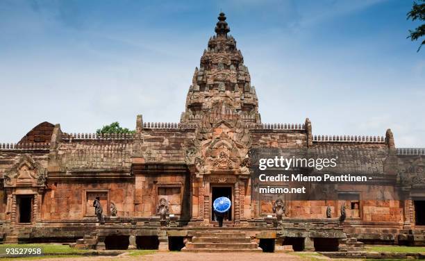 khmer temple phanom rung in thailand - phanom stock pictures, royalty-free photos & images