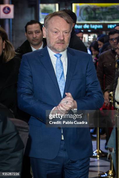 British actor Jared Harris attends 'The Terror' premiere at Philips Theater on March 20, 2018 in Madrid, Spain.