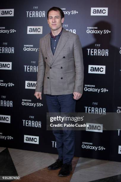 British actor Tobias Menzies attends 'The Terror' premiere at Philips Theater on March 20, 2018 in Madrid, Spain.