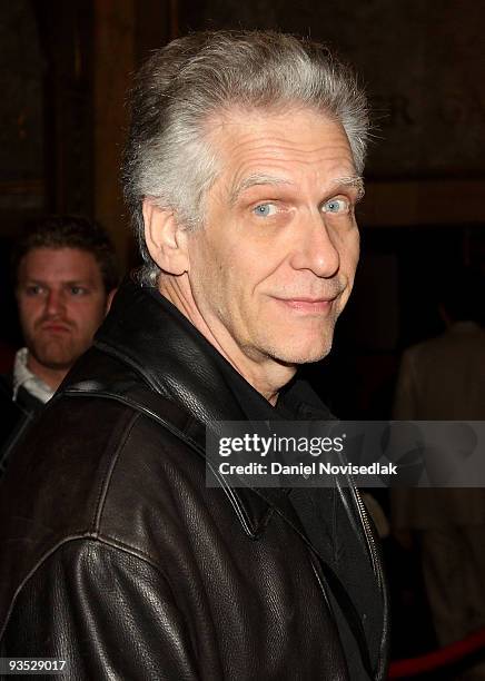 Director David Cronenberg attends the "A Serious Man" Premiere held at The Visa Screening Room at the Elgin Theatre during the 2009 Toronto...