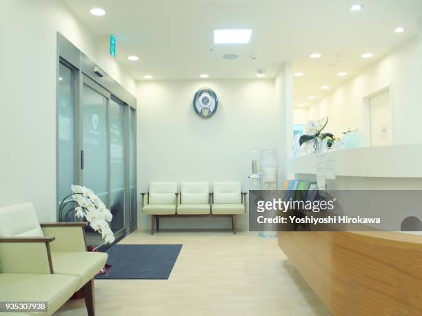 hospital reception - japan and medical and hospital stock pictures, royalty-free photos & images