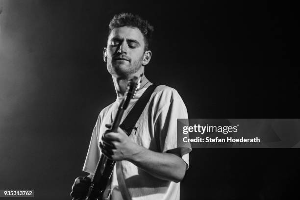 Singer-songwriter Tom Misch performs live on stage during a concert at Kesselhaus on March 20, 2018 in Berlin, Germany.