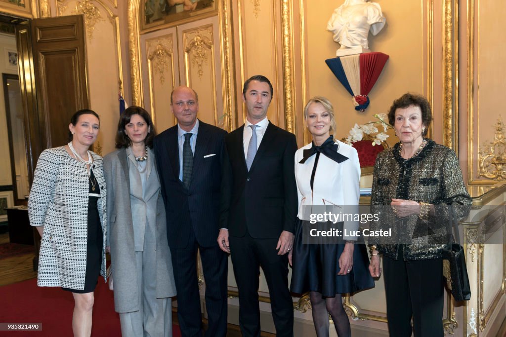 Wedding Of Helene Of Yugoslavia And Stanislas Fougeron At Mairie Du VII In Paris