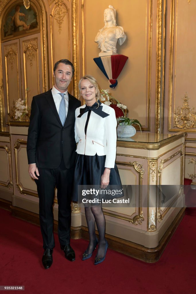 Wedding Of Helene Of Yugoslavia And Stanislas Fougeron At Mairie Du VII In Paris