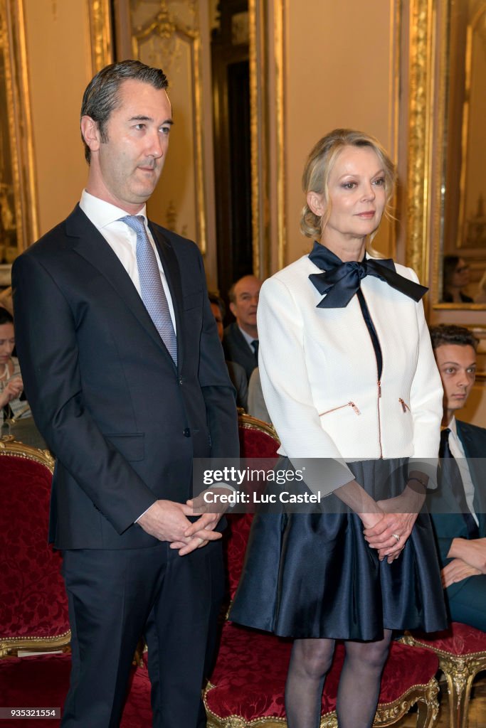 Wedding Of Helene Of Yugoslavia And Stanislas Fougeron At Mairie Du VII In Paris