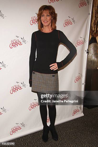 Christine Lahti attends a meet and greet with the cast of Broadway's "God of Carnage" at Etcetera Etcetera on December 1, 2009 in New York City.
