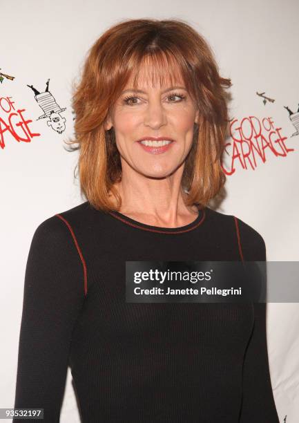 Christine Lahti attends a meet and greet with the cast of Broadway's "God of Carnage" at Etcetera Etcetera on December 1, 2009 in New York City.