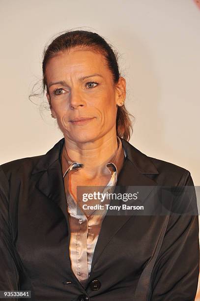 Princess Stephanie of Monaco attends the Gala and Auction for Fight Aids Monaco at the Meridien Beach Plazza on December 1, 2009 in Monte Carlo,...