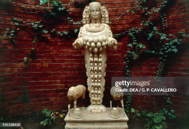 Marble statue of Artemis, from Ephesus, Turkey.