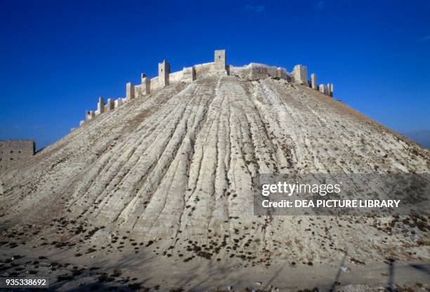Walls of the Citadel , Aleppo, Syria, 13th century.