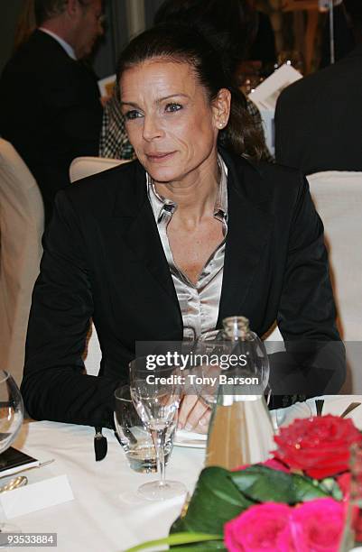 Princess Stephanie of Monaco attends the Gala and Auction for Fight Aids Monaco at the Meridien Beach Plazza on December 1, 2009 in Monte Carlo,...