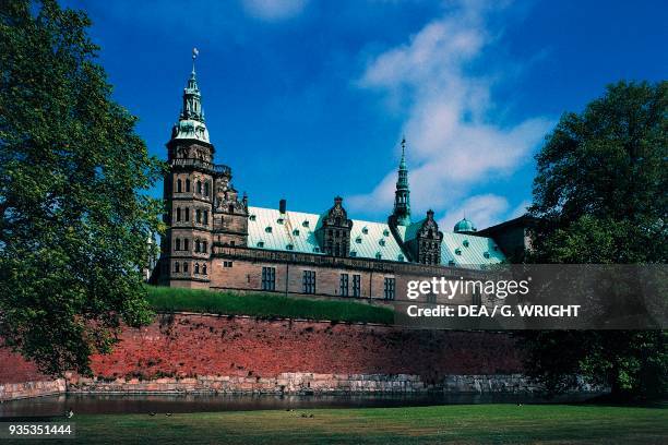 Kronborg Castle , where Shakespeare set Hamlet, Elsinore, Denmark, 15th-17th century.