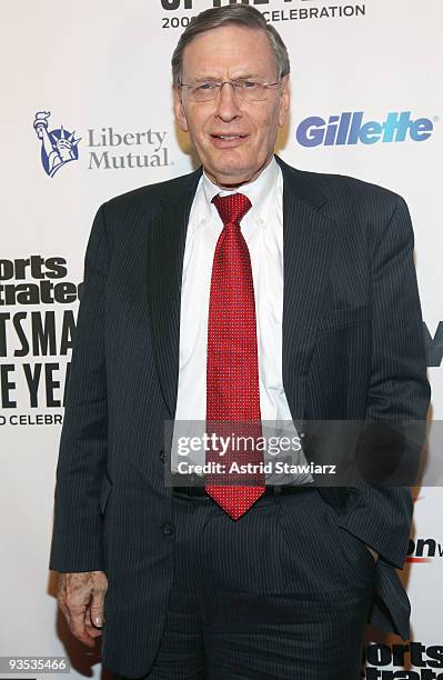 Bud Selig attends the 2009 Sports Illustrated Sportsman of the Year Celebration at The IAC Building on December 1, 2009 in New York City.