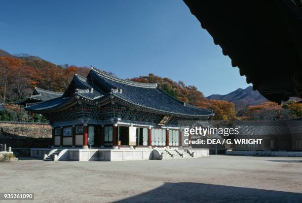 Songgwangsa temple, Jogye Mountain, Suncheon, South Jeolla, South Korea.