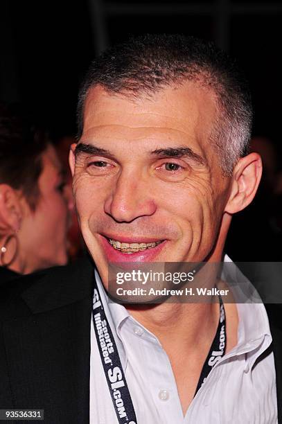 Manager of the New York Yankees Joe Girardi attends the 2009 Sports Illustrated Sportsman of the Year Celebration at The IAC Building on December 1,...