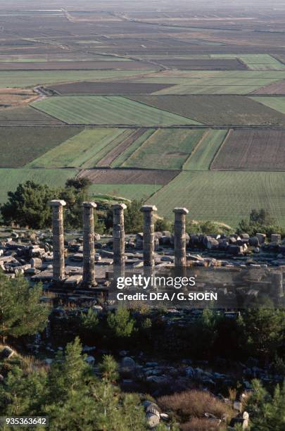 Temple of Athena, by Pythius, Priene, Turkey. Greek civilisation, 4th century bC.