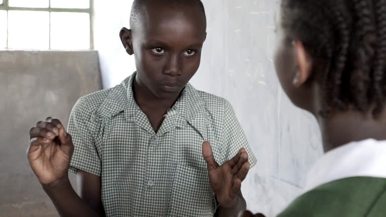 Sign Language Issue Child 200 Child Learning Sign Language Stock Videos, Footage, & 4K Video ...