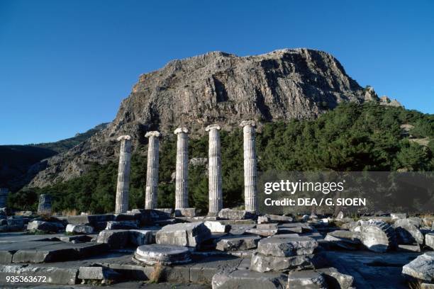 Temple of Athena, by Pythius, Priene, Turkey. Greek civilisation, 4th century bC.