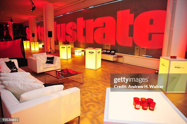 General view of atmosphere at the 2009 Sports Illustrated Sportsman of the Year Celebration at The IAC Building on December 1, 2009 in New York City.