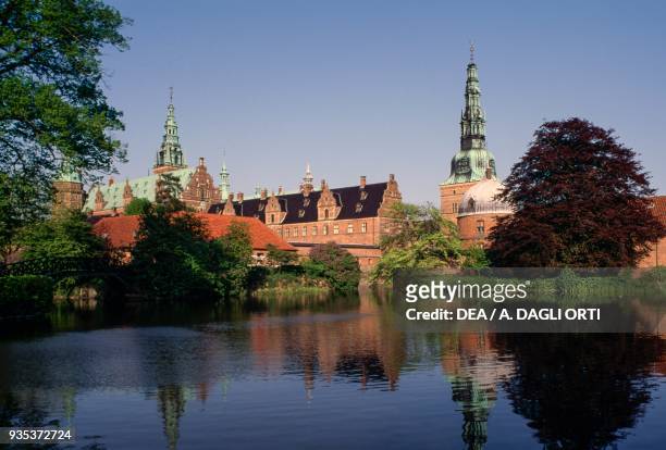 Glimpse of Kronborg Castle , where Shakespeare set Hamlet, Elsinore, Denmark, 15th-17th century.