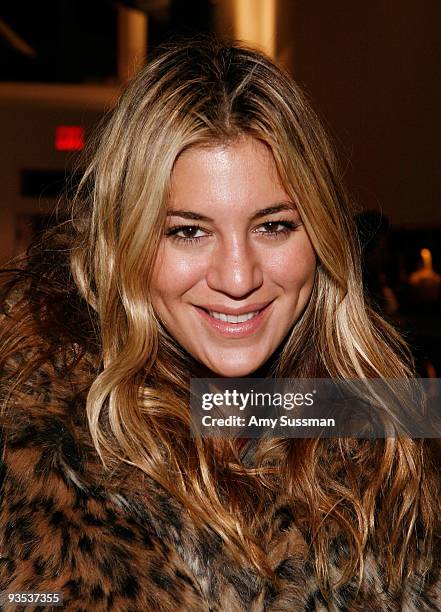 Dani Stahl of Nylon Magazine attends the Devi Kroell flagship store opening cocktail party at Devi Kroell New York on December 1, 2009 in New York...