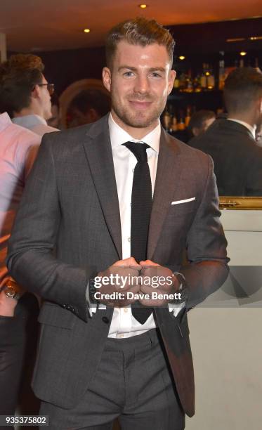 Bradley Simmonds attends the launch of new fitness book "Get It Done: My Plan, Your Goal" by Bradley Simmonds at 100 Wardour St on March 20, 2018 in...