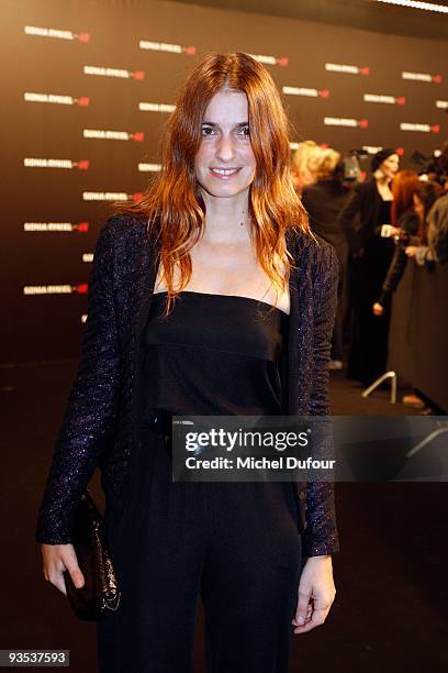 Joana Preiss attends the Sonia Rykiel & H&M Underwear Collection Launch - Party at Grand Palais on December 1, 2009 in Paris, France.