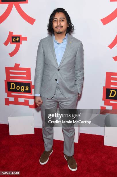 Actor Tony Revolori attends the "Isle Of Dogs" New York Screening at The Metropolitan Museum of Art on March 20, 2018 in New York City.