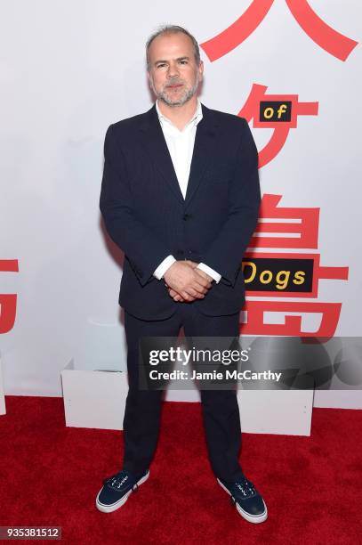 Producer Jeremy Dawson attends the "Isle Of Dogs" New York Screening at The Metropolitan Museum of Art on March 20, 2018 in New York City.