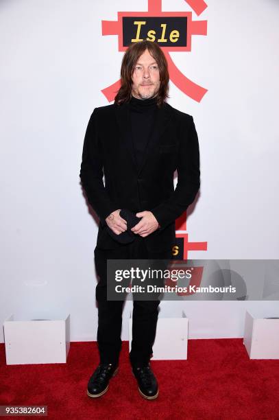 Norman Reedus attends the "Isle Of Dogs" New York Screening at The Metropolitan Museum of Art on March 20, 2018 in New York City.