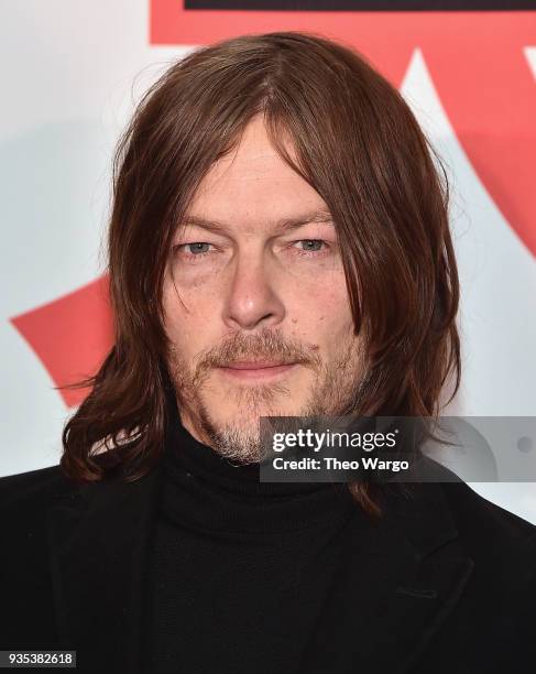 Norman Reedus attends the "Isle Of Dogs" New York Screening at The Metropolitan Museum of Art on March 20, 2018 in New York City.