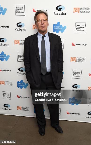 Producer Mark Johnson attends "Breath" Premiere - Australian International Screen Forum at Francesca Beale Theater on March 20, 2018 in New York City.