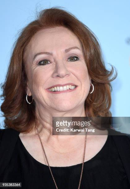 Melanie Hill attends the RTS Programme Awards held at The Grosvenor House Hotel on March 20, 2018 in London, England.
