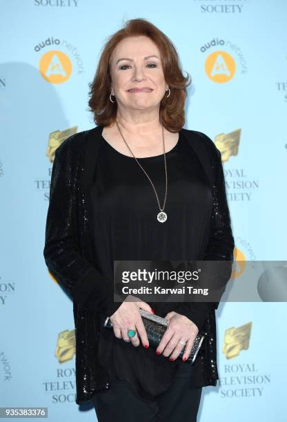 Melanie Hill attends the RTS Programme Awards held at The Grosvenor House Hotel on March 20, 2018 in London, England.