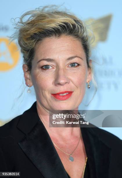 Kate Ashfield attends the RTS Programme Awards held at The Grosvenor House Hotel on March 20, 2018 in London, England.