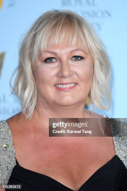 Sue Cleaver attends the RTS Programme Awards held at The Grosvenor House Hotel on March 20, 2018 in London, England.