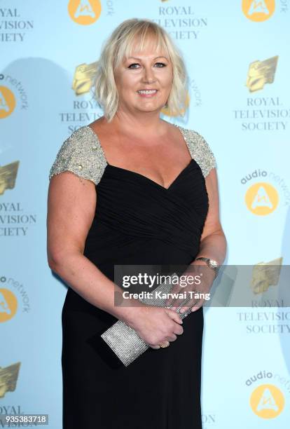 Sue Cleaver attends the RTS Programme Awards held at The Grosvenor House Hotel on March 20, 2018 in London, England.